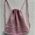 Both Shoulder Solid Color Knitted Bag