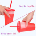 24Oz Color Changing Cup With Straw