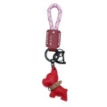 Cute Leather Bulldog Keychain For Purse Handbag Backpack Bag