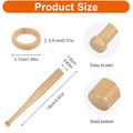 Wooden Baseball Stand Holder