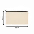 Multifunctional Canvas Pencil Pouch & Cosmetic Organizer