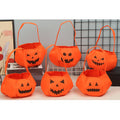 Halloween Hand-held Pumpkin Shaped Candy Bag
