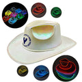 Led Wireless Fluorescent Illusion Cowboy Hat