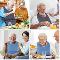 Adjustable Large Size Adult Elderly Silicone Bibs