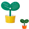 2025 Desk Unique Plant Pot Shape Monthly Standing Calenda