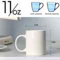 11oz Full Color White Ceramic Mug