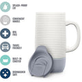 Sturdy On-The-Go Ceramic Mug