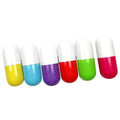 Novelty Retractable Pill Shaped Ballpoint Pen