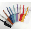 Pu Leather Luggage Tag With Custom Logo