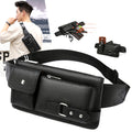 Waterproof Pu Crossbody Waist Bag: Durable & Hands-Free