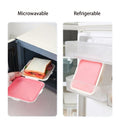 Reusable Silicone Sandwich Storage With Snap-Off Lunch Box