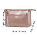 Portable Waterproof Transparent Toiletry Travel Bag