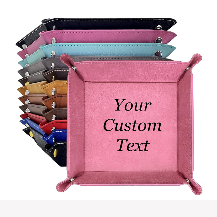 Customized Leather Valet Tray