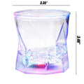 Liquid Activated Multicolor LED Old Fashioned Glasses
