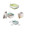 Semi-Enclosed Anti-Splash Cat Litter Box