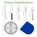 10 In 1 Outdoor Camping Silverware Set