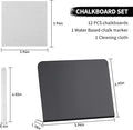 Set Of 12 Mini Reusable Chalkboard Signs