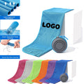 Cold Sensing Fitness Quick-Drying Towel With EVA Case
