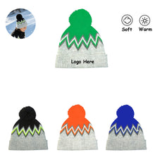 Custom Winter Unisex Acrylic Beanies Knitted Cuffed Hats