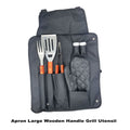 7 Pcs Apron BBQ Tool Set