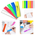 15cm Colorful Transparent Plastic Ruler