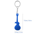Guitar Shaped Bottle Opener W/Key Chain