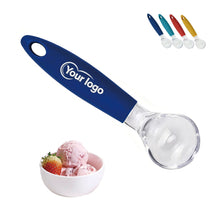 Ergonomic Silicone Handle Hanging Hole Ice Cream Scoop