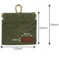Portable Dog Treat Bag With Carabiner Pet Snack Pouch