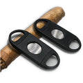 Custom Black Cigar Cutter Double Blade Guillotine