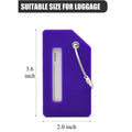 Silicone Suitcase Tags Luggage Travel Labels Name Id Card