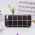 Plaid Striped Stationery Bag