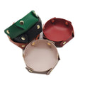 Portable Premium Leather Tray Desktop Storage Organizer