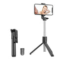Bluetooth Telescopic Selfie Stick with Triangular Stand
