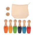 Desktop Wooden Bowling Game Set With Gift Box