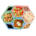 Set Of Hexagonal And Diamond-shaped Plates