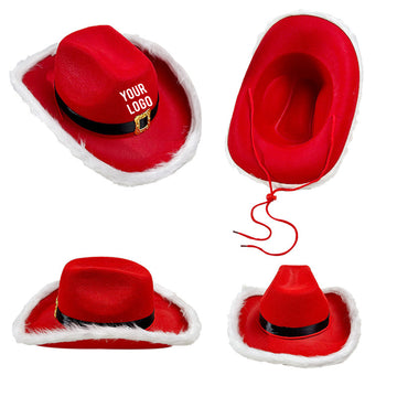 Christmas Cowboy Hat