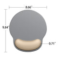 Color Blocking Wrist Protection Mouse Pad