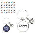 32 Football Team Keychains
