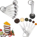 6 Piece Stainless Steel Measuring Spoons Cup Set