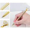 Large Crystal Diamond Metallic Finish Ballpoint Pen