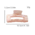 Square Acetate Claw Clip