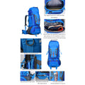 80L Suspension Backpack System Mountaineering Backpack