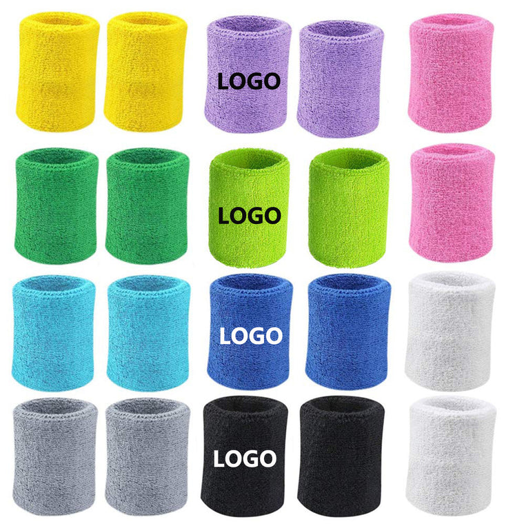 Elastic Thick Cotton Sweatbands For Sports
