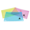 Colorful Clear A4 Plastic File Pouch