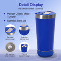 16Oz Bluetooth Tumbler With Bottle Opener