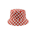 Flat Top Bucket Hat With Short Brim