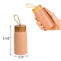 10 oz Woodgrain Insulated Mug With Carrying Handle