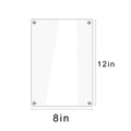 Customizable Clear Magnetic Acrylic Calendar