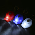 Plastic Led Light Safety Helmet Bottle Opener Keychain