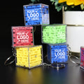 Mini Plastic 3d Cube Maze Puzzle Keychain